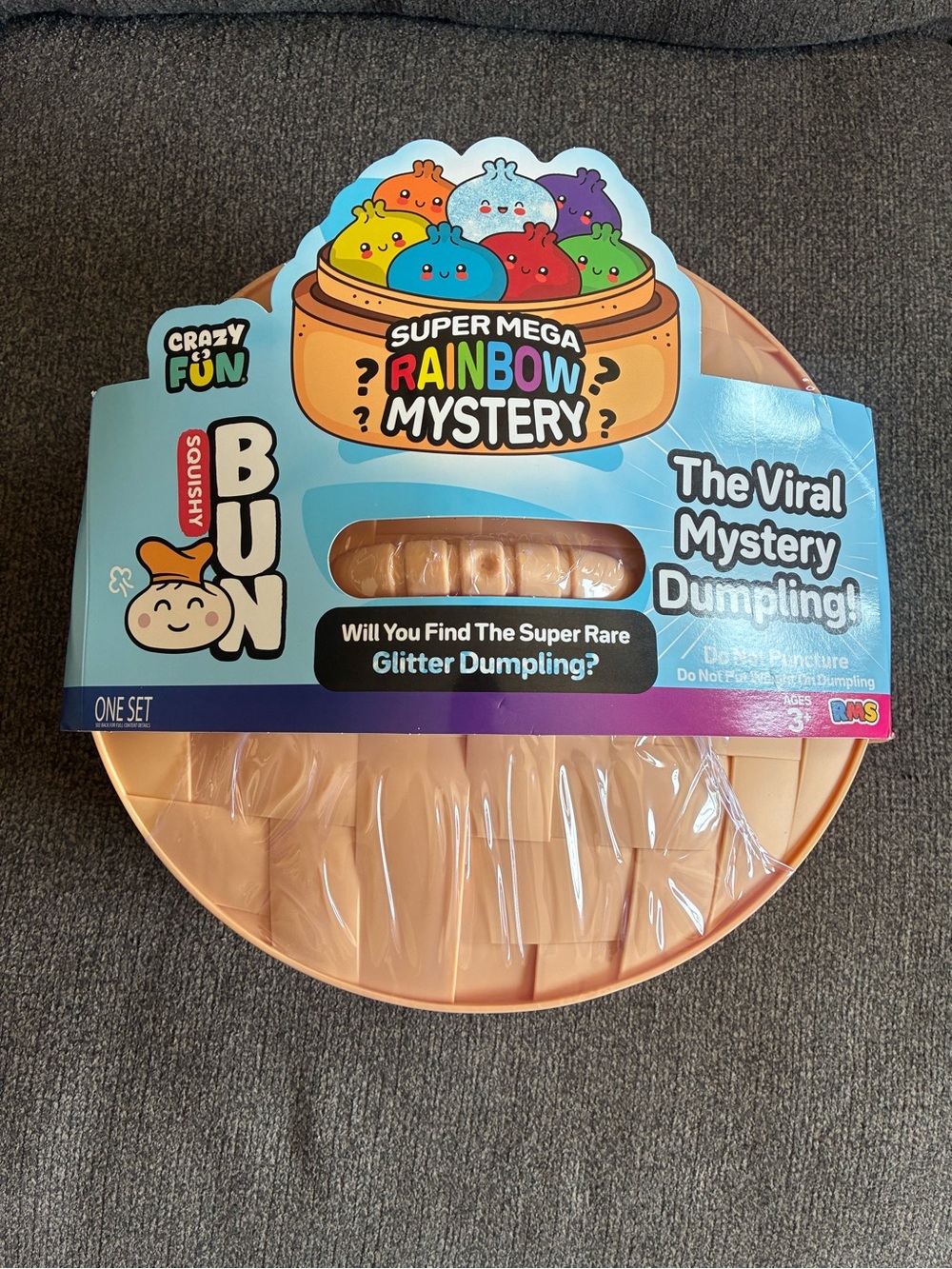 VIRAL SUPER MEGA JUMBO Rainbow Mystery Squishy Bun Dumpling - 8 pounds SEALED